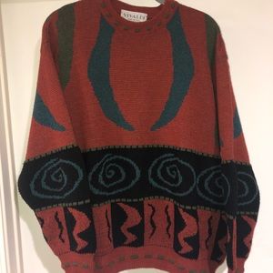 Vintage Vivaldi made in Italy sweater 80s xl